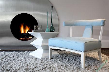 کاربرد رنگ آبی در خانه, چیدمان رنگ آبی در خانه