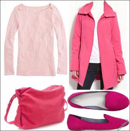 راهنمای خرید لباس صورتی,روانشناسی رنگ صورتی