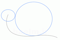 مطالب آموزشی | آموزش گام به گام کشیدن نقاشی حلزون