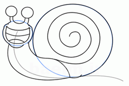 مطالب آموزشی | آموزش گام به گام کشیدن نقاشی حلزون
