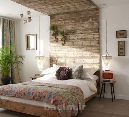 دکوراسیون بالای تخت خواب دکوراسیون بالای تخت خواب