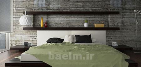 دکوراسیون بالای تخت خواب دکوراسیون بالای تخت خواب