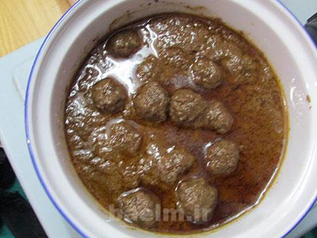 آشپزي | طرز تهيه فسنجان با كوفته قلقلي