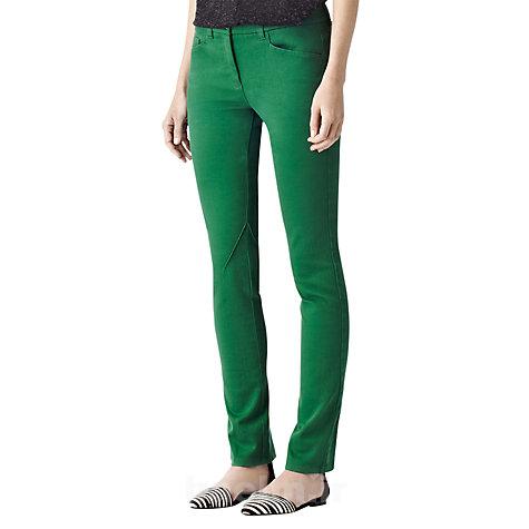 مدل شلوار جین زنانه سبز رنگ