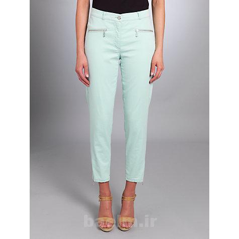 مدل شلوار جین زنانه سبز رنگ
