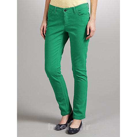 مدل شلوار جین زنانه سبز رنگ