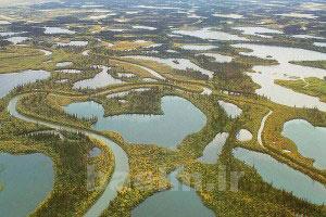 جاده یخی,جاده زمستانی Tuktoyaktuk,رودخانه جاده یخی,جاده زمستانی Tuktoyaktuk,رودخانه