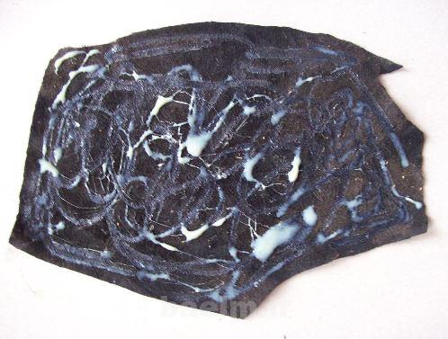 هنر در خانه | آموزش تصويري و قدم به قدم ساخت تابلو با چرم