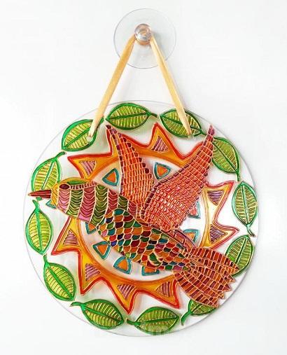 هنر در خانه | آموزش تصويري نوعي ويتراي زيبا و ساده هنر در خانه | آموزش تصويري نوعي ويتراي زيبا و ساده