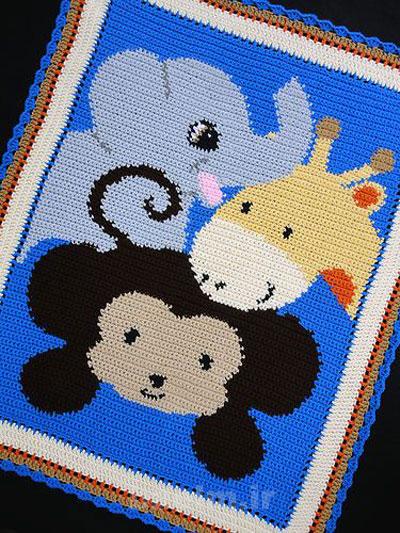 مدل پتو بچه گانه,مدل پتو بافتنی