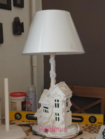 كاردستي | آموزش ساخت آباژور از قوطي خالي شير ( مواد بازيافتي )