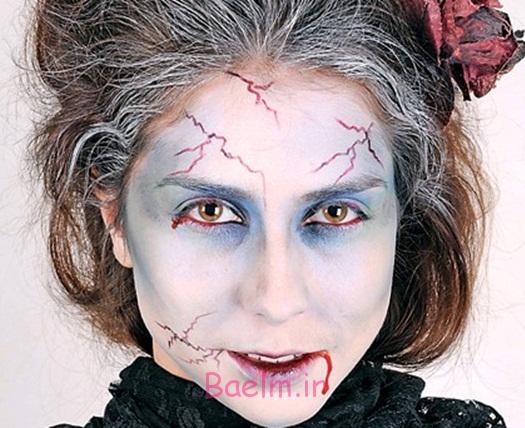 halloween makeup vampire zombie woman look veins halloween makeup vampire zombie woman look