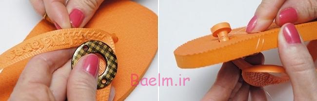 handmade-flip-flops-decorations-orange-black-gold2