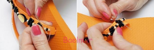 handmade-flip-flops-decorations-orange-black-gold8