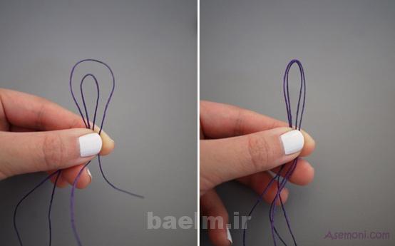 making bracelets with beads 2 آموزش ساخت دستبند با مهره