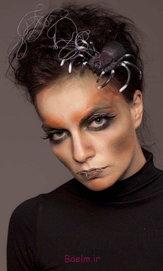 scary halloween makeup women spider hair web scary halloween makeup women spider hair spider web