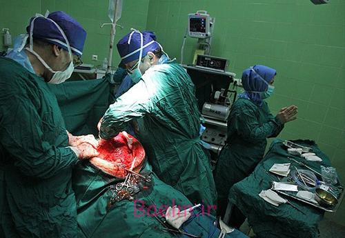 (تصاویر) درآوردن تومور 10کیلویی از شکم (تصاویر) درآوردن تومور 10کیلویی از شکم