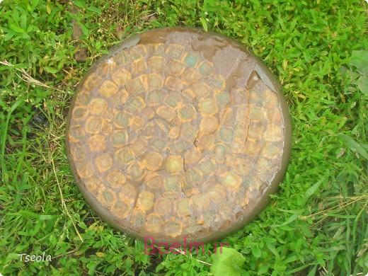 DIY موزاییک کاشی باغ سنگ پله 8