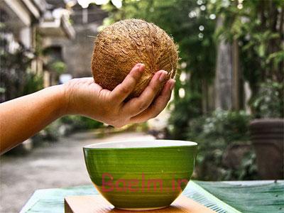 نحوه باز کردن نارگیل,آموزش باز کردن نارگیل