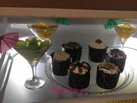 تزیین یخچال عروس,نحوه تزیین یخچال عروس