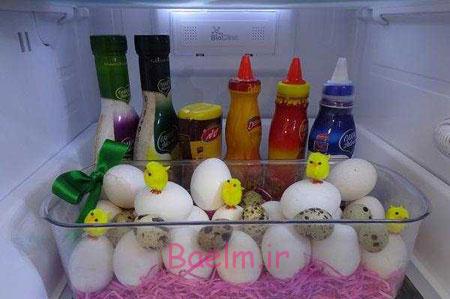 تزیین یخچال عروس,نحوه تزیین یخچال عروس