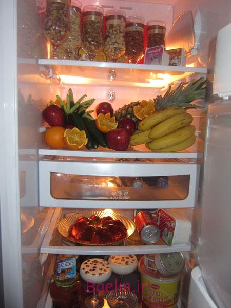 تزیین یخچال عروس,نحوه تزیین یخچال عروس