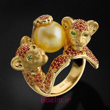 انگشتر به شکل حیوانات,مدل انگشتر طلا انگشتر به شکل حیوانات,مدل انگشتر طلا