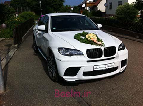 تزیین بسیار شیک ماشین عروس خارجی ماشین عروس,مدل ماشین عروس,تزیین ماشین عروس به شکل قلب