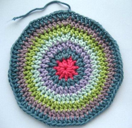 قلاب بافی | آموزش بافت موتیف چند ضلعی