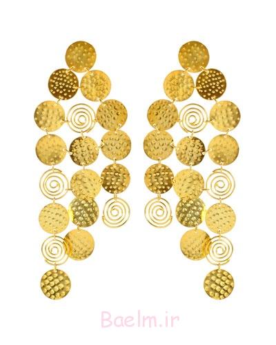 golden color maharaja earrings collection