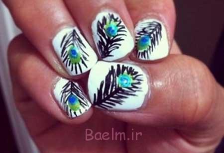 دیزاین ناخن، زیبایی روی ناخن مدل لاک ناخن