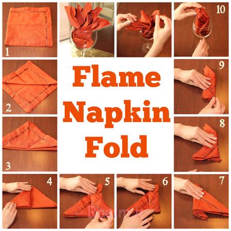 مدل تزیینات دستمال سفره, مدل دستمال سفره