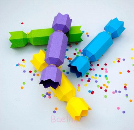 آموزش درست کردن جعبه کادو و هدیه به شکل شکلات