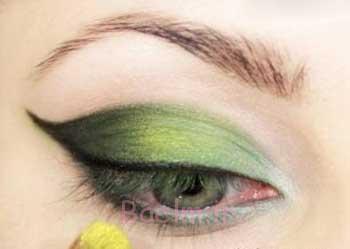 آرایش چشم سبز