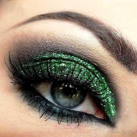 آرایش چشم به رنگ سبز