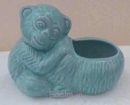 ظرف کاشت سبزه, ظرف به شکل میمون برای کاشت سبزه