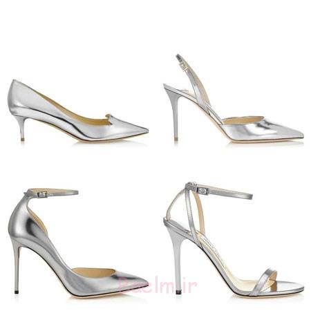 مدل کفش عروس برند جیمی چو،جدیدترین و شیک ترین مدل کفش عروس مدل کفش عروس پاشنه بلند, کفش عروس سفید