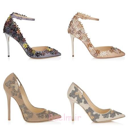 جدیدترین و شیک ترین مدل کفش عروس،مدل کفش عروس پاشنه بلند کفش عروس برند جیمی چو, مدل کفش عروس برند جیمی چو