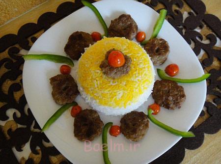 تزیین مجلسی برنج,تزیینات برنج