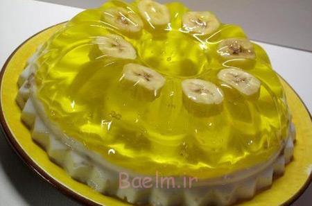 روش تزیین ژله با میوه,تزیین ژله با میوه ها,تزیین ژله با میوه زمستانی