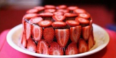 تزیین ژله با میوه ها,طرز تهیه ژله با میوه,تزیین ژله با میوه