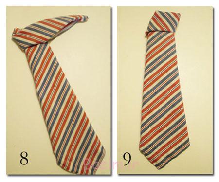 آموزش تصویری | تزیین دستمال سفره به شکل کروات (بهترین هدیه برای روز پدر)