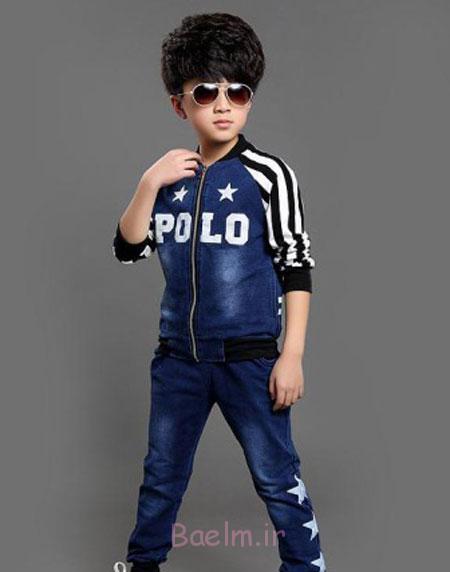 شیک ترین لباس های بچه گانه،مدل لباس پسرانه سویشرت و شلوار بچه گانه, ست سویشرت و شلوار بچه گانه