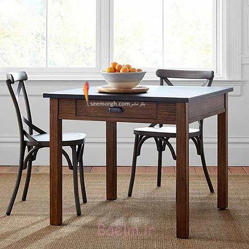 بهترین مدل میز ناهار خوری برای آپارتمان های کوچک میز و صندلی ناهارخوری برای آپارتمان های کوچک - مدل شماره 2