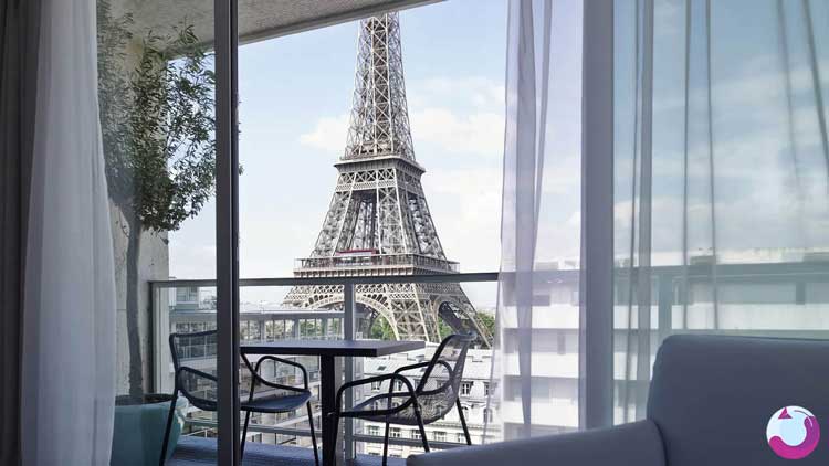 معرفی هتل‌های پاریس که بهترین منظره از برج ایفل را دارند