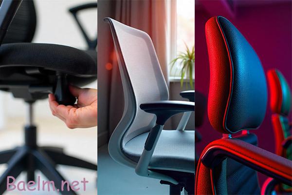 صندلی اداری ارگونومیک برای استفاده طولانی مدت