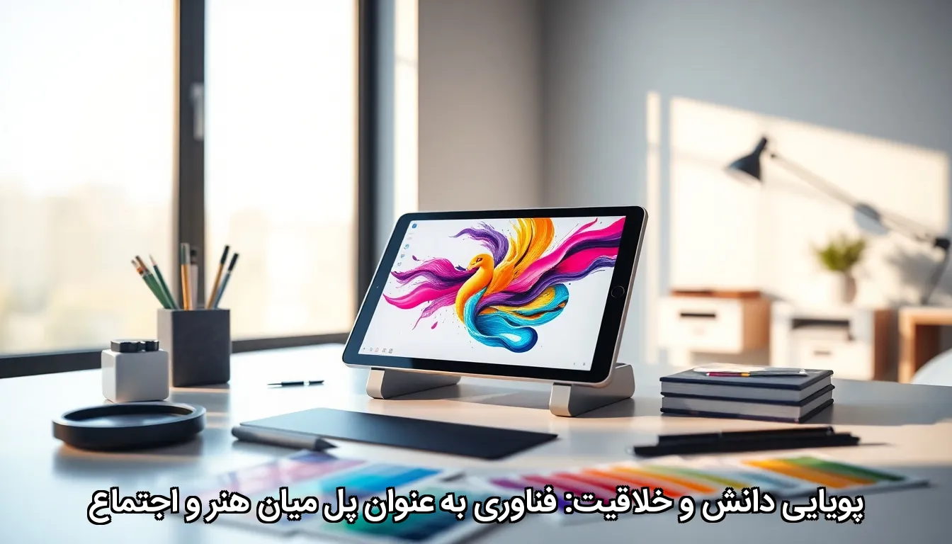 پویایی دانش و خلاقیت: فناوری به عنوان پل میان هنر و اجتماع