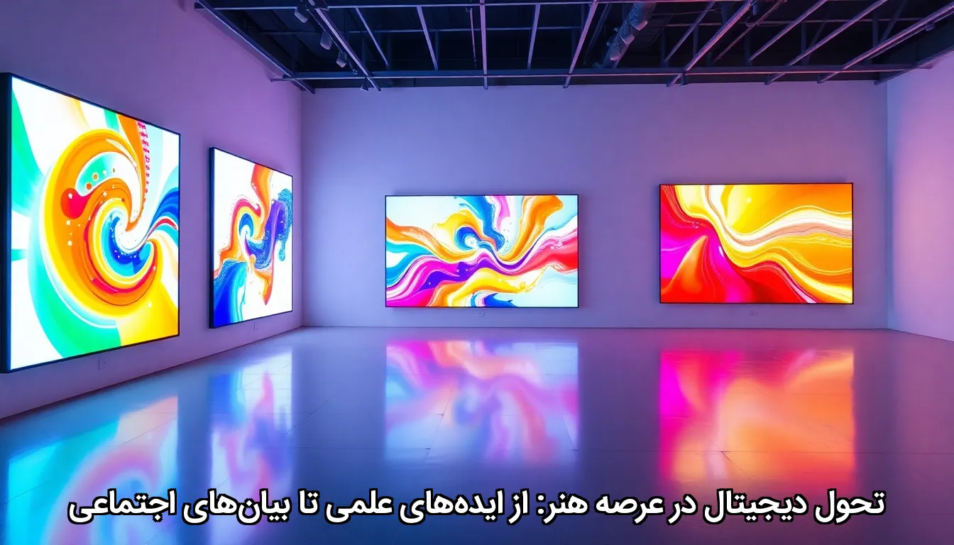 تحول دیجیتال در عرصه هنر: از ایده‌های علمی تا بیان‌های اجتماعی