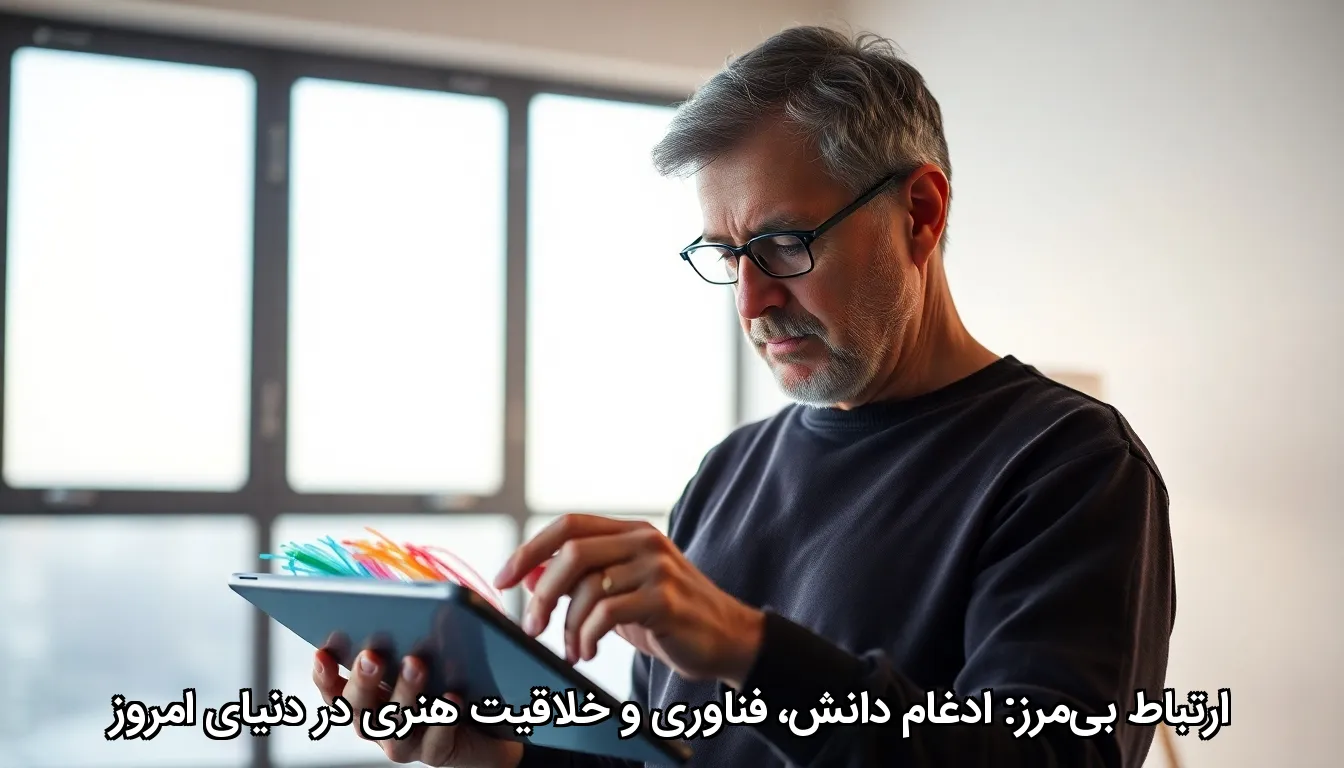 ارتباط بی‌مرز: ادغام دانش، فناوری و خلاقیت هنری در دنیای امروز