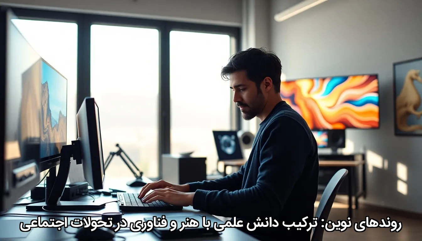 روندهای نوین: ترکیب دانش علمی با هنر و فناوری در تحولات اجتماعی